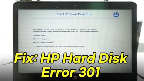 hard disk test failed hp laptop|smart hard disk error fix.